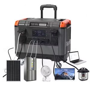 Portable Power Station 3000W 200W <b>Solar</b> <b>Generator</b> with MPPT Controller Battery Waterproof for Fishing Boat Yacht Kayak - Product Image 6