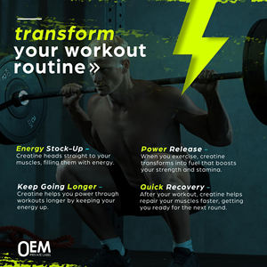 Xây dựng cơ bắp Creatine Monohydrate Gummy Halal <span class=keywords><strong>Vegan</strong></span> 6200mg Pre Workout cơ bắp tăng cường năng lượng bổ sung - Product Image 3