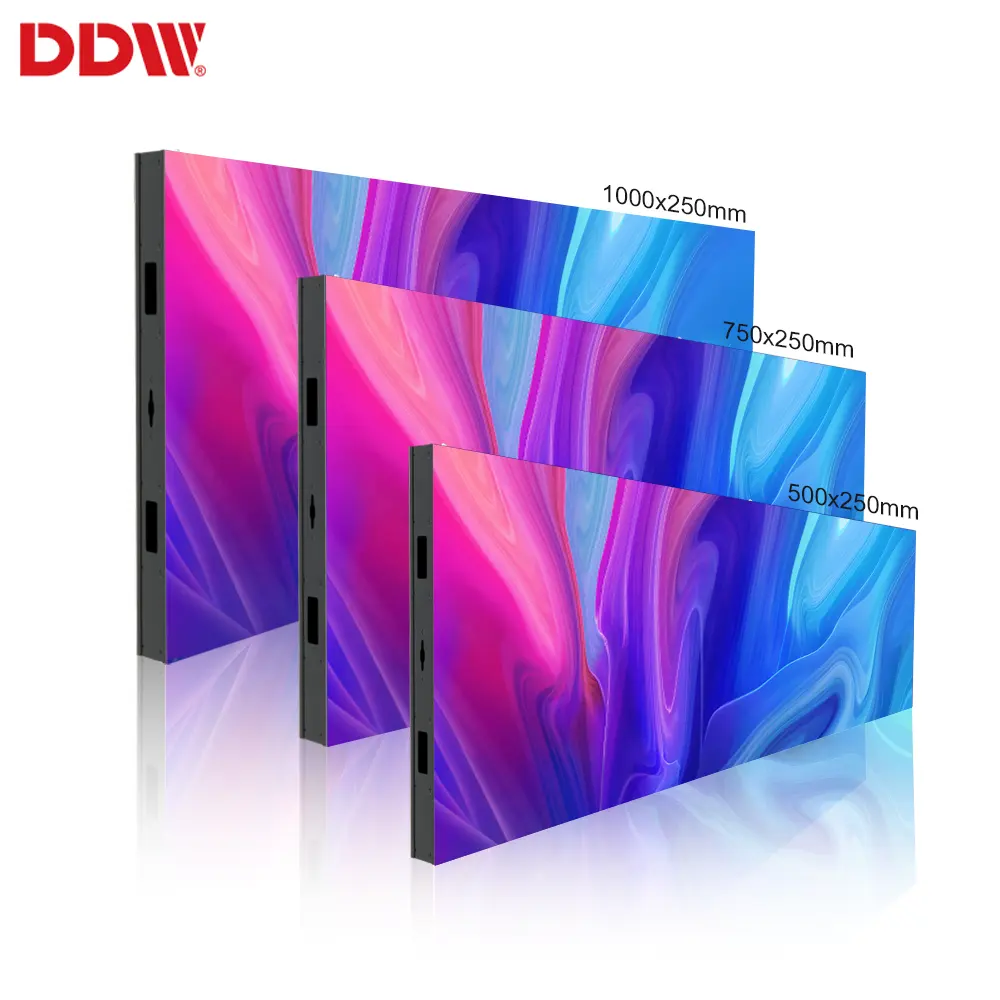 Ultra thin multi size p1.25 p1.56 p1.95 p2.5 p2.6 p3.91 indoor video wall 3840hz advertising ledwall panel led display screen