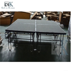 Plataformas Portátiles para Eventos al Aire Libre, Material de Acero Resistente, Antióxido, Plataforma de Escenario Móvil para Conciertos - Product Image 3