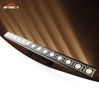 Lampu Sorot Pixel LED RGB MengYi DJ Bar 12W dengan Kontrol DMX512, Rating IP20, Desain Tipis untuk Penggunaan di Bar
