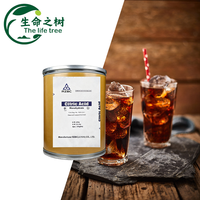 Acide citrique monohydraté de qualité supérieure, qualité alimentaire, poudre cristalline blanche pour boissons gazeuses et autres boissons