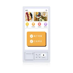 21.5 pollici automatico capacitivo LCD touch screen pc cibo auto checkout macchina finestre self service chiosco di pagamento per il ristorante