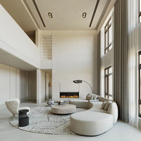 Ensembles de meubles de salon complets en fer forgé de luxe modernes et personnalisés pour villas et restaurants – Solution d'approvisionnement écologique tout-en-un