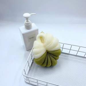 Tortuga ducha baño flor buena calidad cuerpo exfoliante colorido lavado bola baño esponja - Product Image 3