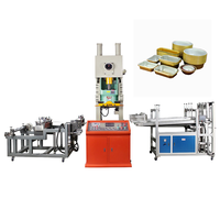 Ligne de production automatique de conteneur de papier d'aluminium pour tasse à café capsule vide certifiée CE