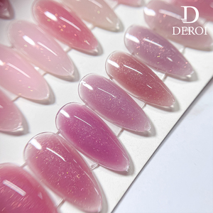 Deroi Gel Constructor Duro con Purpurina <span class=keywords><strong>Rosa</strong></span> <span class=keywords><strong>Color</strong></span> <span class=keywords><strong>Nude</strong></span> para Extensión de <span class=keywords><strong>Uñas</strong></span> - Product Image 5