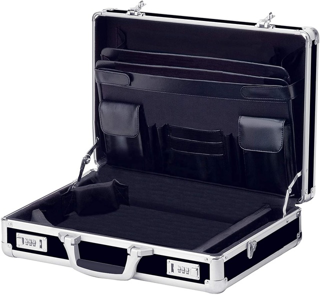 Top Sales Silver Black Professional Quality Aluminum Instrument Hard Tool Case With Custom Foam Insert