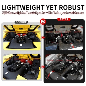 Nouveauté, pièces intérieures de voiture en fibre de carbone sèche de style OEM, kit intérieur moteur pour Ferrari 458 - Product Image 2