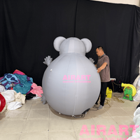 Ballon gonflable mascotte koala de dessin animé pour la décoration de parcs parent-enfant, jouet animal koala gonflable pour décorations de fête