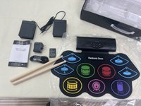 Rouleau à main électronique USB tambour électronique Portable batterie ensemble Silicone édition professionnelle Jazz jeu de batterie électronique