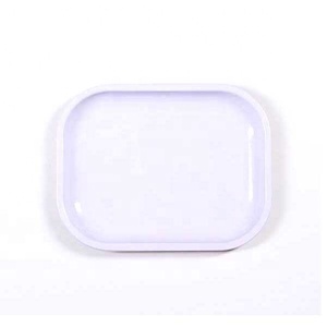 Square white rolling tray pre roll tray for smoking