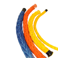 Corde UHMWPE à 12 brins, haute résistance, légère, résistante à l'abrasion, pour l'amarrage maritime, la pêche et les applications offshore