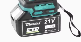 Taladro de Litio sin Escobillas, Nuevo Modelo, Batería de Gran Capacidad, Dos Paquetes de Baterías, un Cargador, Caja de Plástico - Product Image 4
