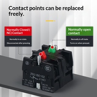 Contacts de commutateur à bouton-poussoir : Modules de contact ZB2 XB2-BE101C et XB2-BE102C