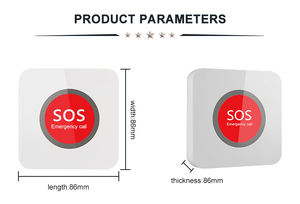 SOS alarm acil durum düğmesi hastane hemşirelik ev tuvalet fabrikası çağrı sistemi - Product Image 4