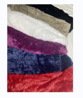 Doux 100% Polyester velours fausse fourrure PV Peluche Velours Tissu peluche fournisseurs de tissu jouet