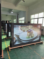 Panel LCD kecerahan tinggi layar Horizontal 55 65 75 86 inci 2500nits 3000 kios iklan Digital luar ruangan