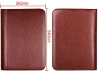 Porte-documents en cuir PU rigide personnalisé TSH, pochette de rangement pour clés TSH-KF052301