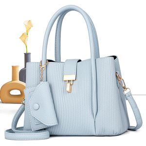 Bolso de Mano Minimalista Color Rosa para Mujer 2026, Conjunto de Bolsos de Lujo en Piel Sintética PU - Product Image 5