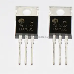 Circuit intégré régulateur de tension de commutation linéaire à transistor PMIC, 1,5a à-220 L7805CV 7806 7808 7809 7824 T