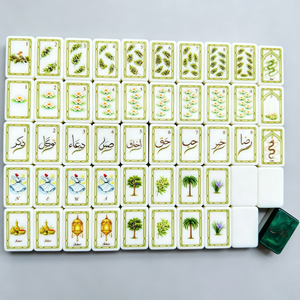 Juego de Mahjong de Lujo SHUKR de 160 Piezas, Moderno, Plegable, de Acrílico Tallado Doble con Diseño de Perlas para Navidad - Product Image 1
