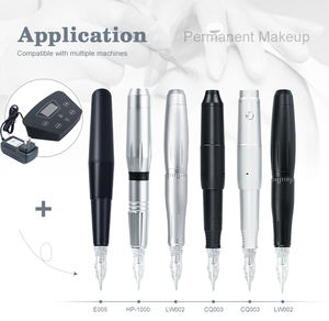 Máquina de Maquillaje Permanente de Perla Negra de Buena Calidad, Motor Eléctrico sin Núcleo de Aluminio, Kit de Máquina de Tatuaje de <span class=keywords><strong>Cejas</strong></span> - Product Image 4