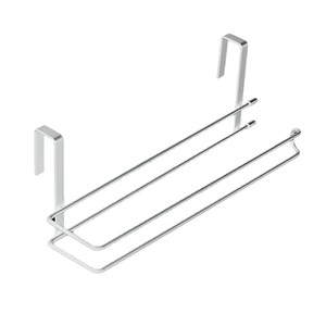 Wholesale Zinc Alloy Wall-Mounted Kitchen Paper <b>Towel</b> <b>Rack</b> with Self-Adhesive <b>Storage</b> for Roll and Cling Film - Product Image 2