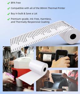 عينة مجانية - لفات ورق حراري 2 1/4 بوصة × 50 قدم غير قابلة للبهتان لطلبات المطاعم - Product Image 5