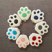 Mini traqueur sans fil anti-perte pointu pour patte de chien localisateur GPS Bluetooth pour animaux de compagnie