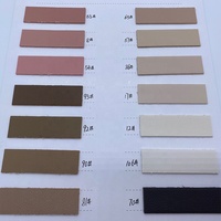 Tissu en cuir synthétique PVC avec support en daim de 1,7 mm d'épaisseur, imperméable, feuille de Rexine, simili cuir écologique pour chaise