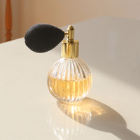 Flacon de parfum vide OEM avec pompe à air comprimé, flacon de parfum en verre de 100 ml, luxueux et unique avec emballage
