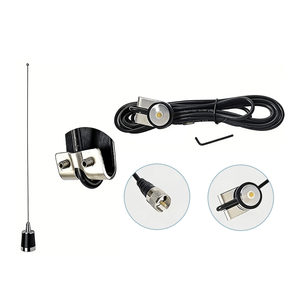 เสาอากาศเคลื่อนที่สำหรับยานพาหนะ NMO VHF 136-174MHz เสาอากาศวิทยุสมัครเล่นแบบ Whip พร้อมแผนผังการตัดเสาอากาศ 3.5dBi เสาอากาศสื่อสาร - Product Image 2