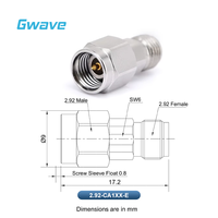 Atténuateur RF mâle à femelle 2.92mm fixe 2Watts DC-40GHz atténuateur micro-ondes micro-ondes 2.92mm
