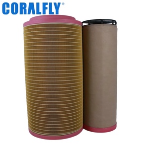 เครื่องกรองอากาศเครื่องยนต์2914501700 209082336 P782106/C30810/3 2453819 2453818สำหรับ CAT Caterpillar Loader 966H 972H - Product Image 2