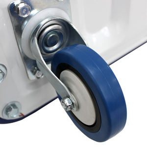 China Factory 150KG Plataforma móvil plegable Camión de mano Carro de transporte de acero con herramientas de cuatro ruedas Almacenamiento de compras-Soporte OEM - Product Image 5