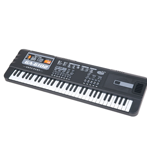 Piano Electrónico de Juguete con 61 Teclas de Plástico y Micrófono, Regalo Educativo para Niños, Venta al Por Mayor de Fábrica - Product Image 3
