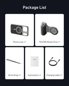 Telesin từ xa màn trập & cầm tay núi cho 17 Pro/Pro Max nhựa điện thoại máy ảnh Grip nhiếp ảnh phụ kiện - Product Image 6