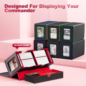 Caja de Cartas Personalizable de Cuero PU MIO para CCG/TCG, con Capacidad para Más de 200 Cartas con Doble Funda, Esquinas Cuadradas, Portátil y Duradera - Product Image 3