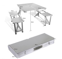 Ensemble de table portable pour pique-nique en plein air