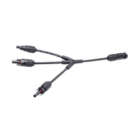 Longueur personnalisée 16A évalué 1P IP67 120V Kit de connecteurs solaires Y branche parallèle PV adaptateur câble prise mâle/femelle panneau solaire d'alimentation