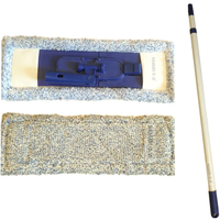 Vadrouille plate en microfibre absorbante robuste avec manche télescopique jusqu'à 135cm