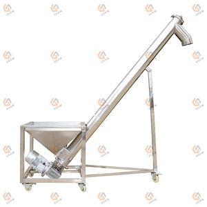 เครื่องป้อนอาหารสัตว์ปีกแบบใหม่ พร้อมถังใส่เมล็ดพืชและทราย  แบบสกรูลำเลียงขนาดใหญ่ สำหรับขาย - Product Image 2