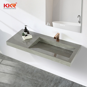 Lavabo Suspendu en Marbre Massif de Taille Personnalisée pour Projets de Salle de Bain - Product Image 5