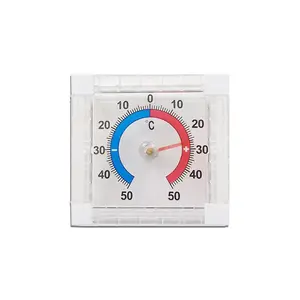 Window Wall Indoor Outdoor Greenhouse Temperature Thermometer