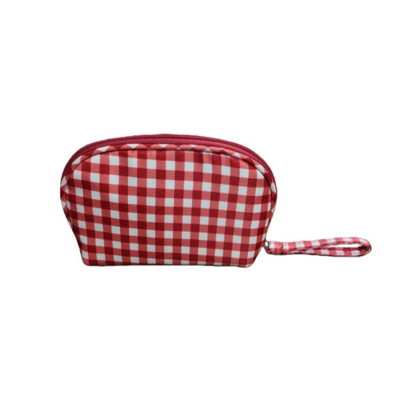 Wide mouth red plaid