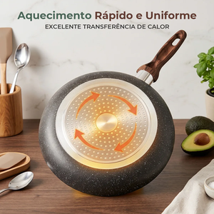 Offre Spéciale – Batterie de Cuisine Moderne en Alliage d'Aluminium avec Revêtement Céramique Effet Marbre, 11 Pièces, Compatible Induction, comprenant Casseroles et Marmites - Product Image 4