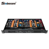 Amplificateur de Puissance Numérique Sinbosen pour DJ, Classe D 1U K4-450, Professionnel, 450 Watts, 4 Canaux