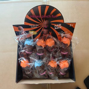 11CM <b>Plastic</b> <b>Net</b> Red Natasha with Hat Chen Dabo Skin Pinch Decompression Dumplings African Black Baby Pinch Music 3+ Boxed - Product Image 1