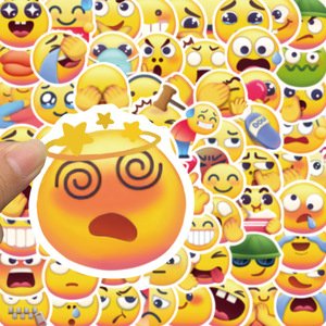 สติกเกอร์อิโมจิการ์ตูนสีเหลืองลายหน้ายิ้มตลกๆ 69 ชิ้น - Product Image 3